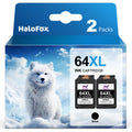 64XL Ink Cartridge black for HP 64 Ink Work for Envy Photo 7858 7855 7120 7155 7158 7164 6255 6252 6232 Envy Inspire 7955e Tango X Printer (2-Pack)