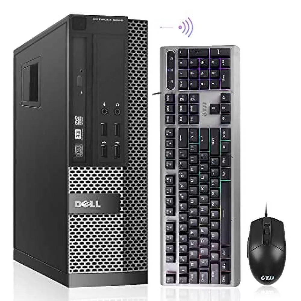 Dell OptiPlex 9020 i7 SFF Desktop Computer,Intel Quad Core i7-4790 up to 4.0GHz, 16GB Ram New 1TB SSD, AX200 Built-in WiFi 6, DVD-RW Dual Monitor Supported, Windows 10 Pro (used)