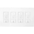 CARRO HOME Pionnier Smart Switch, 2 in 1 Fan Speed Control and Light On/Off Switch - 4-Gang