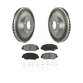 Transit Auto - Front Coated Disc Brake Rotors And Semi-Metallic Pads Kit For 2002-2004 Honda CR-V KGS-100258