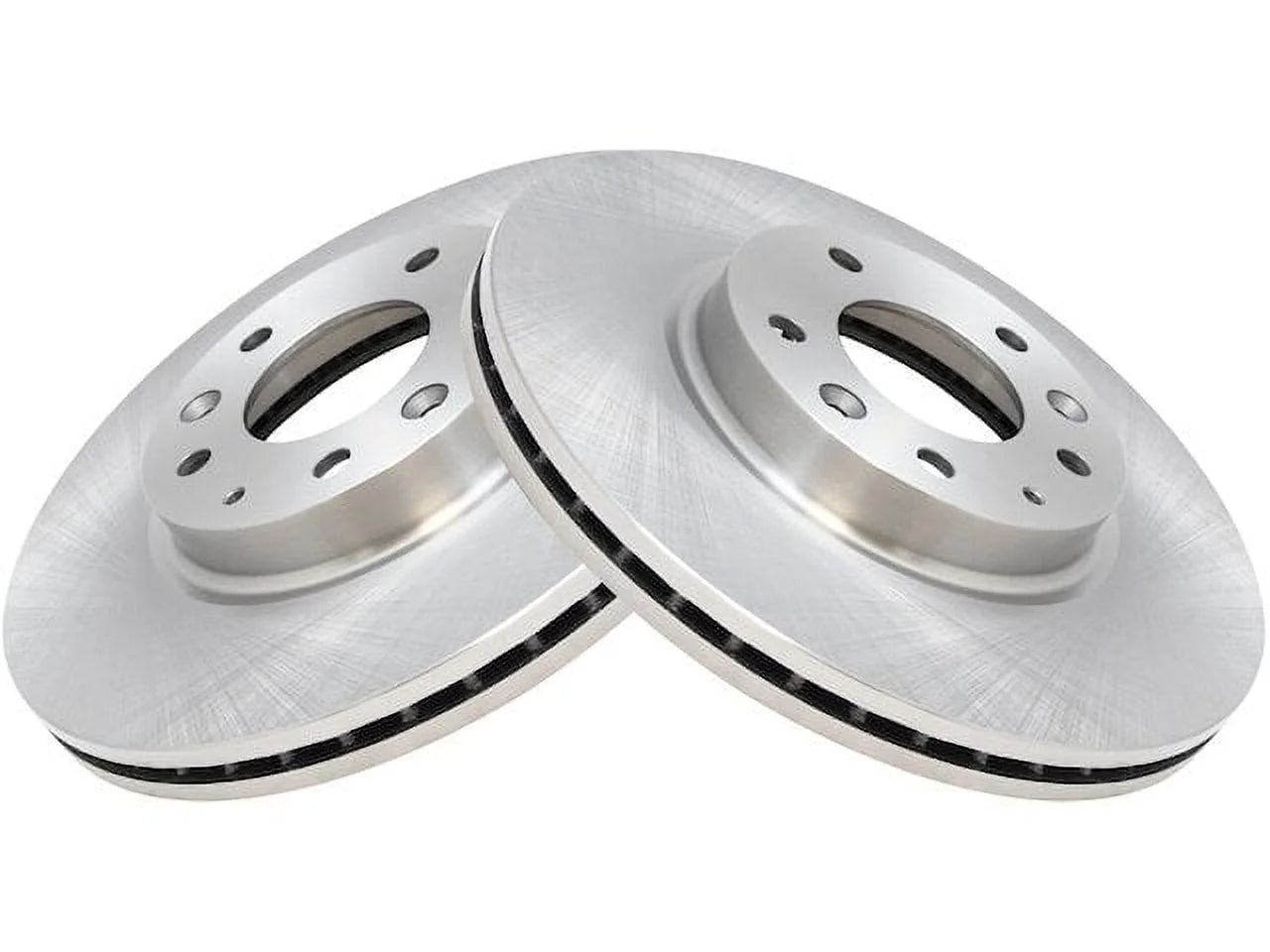 Front Brake Rotor - Set of 2 - Compatible with 2006 - 2012 Ford Fusion 2007 2008 2009 2010 2011