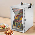 TFCFL 18 Trays Food Dehydrator Machine 304 Stainless Steel Adjustable Temp & Timer