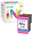 KT INK for HP 64 64XL Color Ink Cartridge for HP Printer, Compatible for Envy Photo 6255 6252 6258 7130 7132 7855 7155 7858 7164 6222 6230 7830 7864, Inspire 7255e 7955e 7900e, Tango Printer 1 Pack