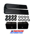 Titan 3 Rear Suspension Lift Steel Blocks + Extra Long 12 U Bolt