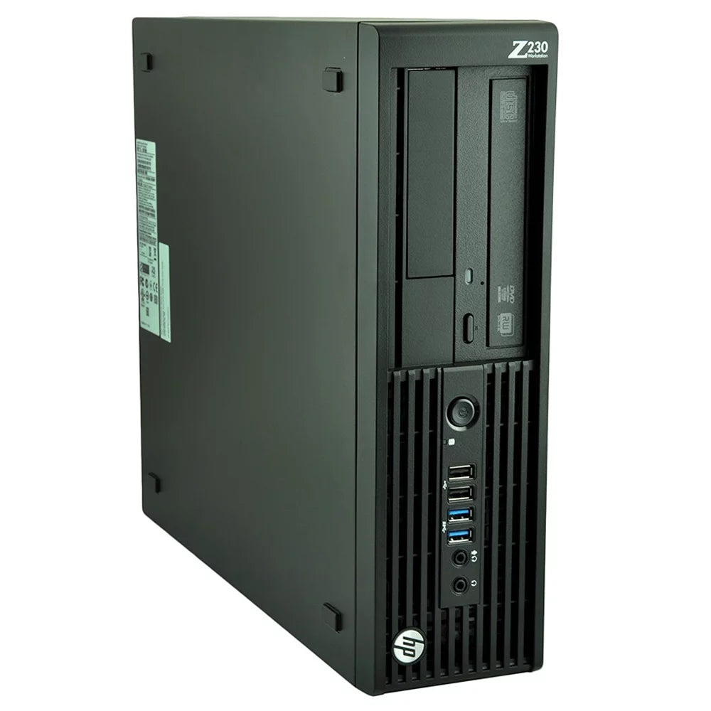 HP z230 SFF Desktop Workstation Intel Quad Core i7 3.6GHz 16GB 2TB WiFi Windows 10 Pro, Used