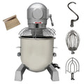 INTBUYING 30L Electric Dough Mixer Kneading Machine with Stainless Steel Dough Cutter 3 Speeds