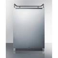 Summit Sbc677bink 24 Wide 6.5 Cu. Ft. Kegerator Conversion Fridge - Stainless Steel