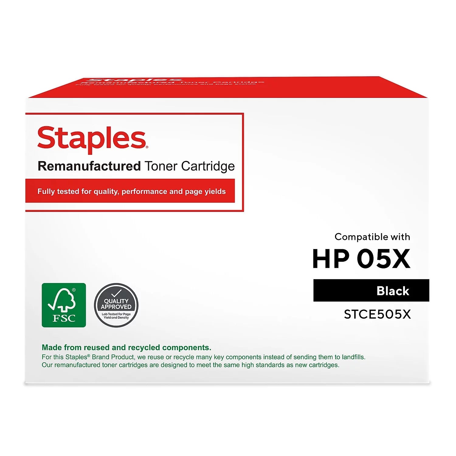Staples Canon 119 II Remanufactured Black Laser Toner Cartridge (3480B001AA) 885933