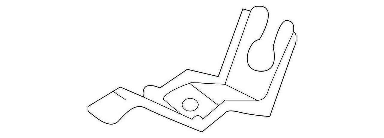 New Genuine BMW Brake Pipe Bracket (1999-2006) OE 34301164003