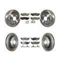 Transit Auto - Front Rear Disc Brake Rotors And Semi-Metallic Pads Kit For Dodge Ram 1500 K8F-100945