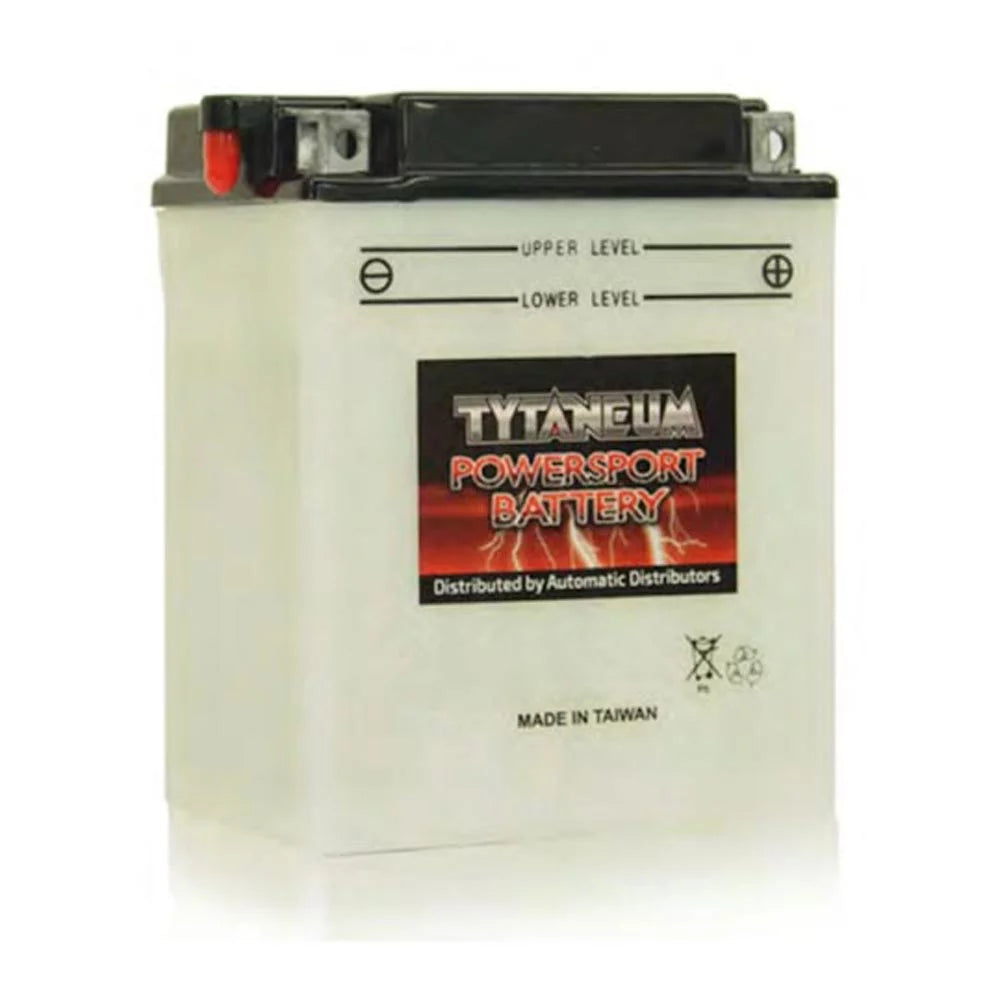 TYTANEUM High Performance Flooded Battery YB14-A2 Compatible With Arctic Cat 500CC Jag, Jag Dlx 1994 - 1999