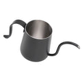 Uadme Coffee Kettle, 304 Stainless Steel Thickened Thin Long Spout Coffee Kettle, Pour Over Coffee Kettle for Home, White/Black/Blue, 250ml(Black)