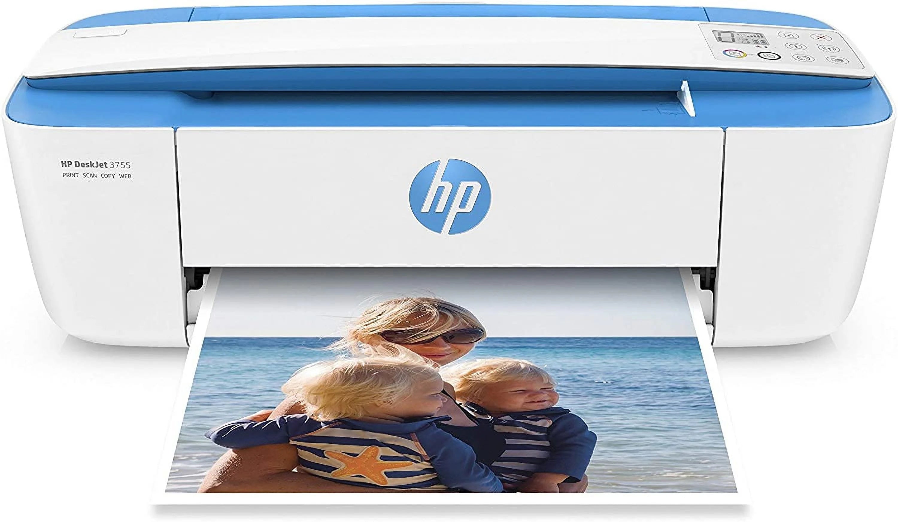 HP DeskJet 3755 Compact All-in-One Wireless Printer with Mobile Printing, HP Instant Ink