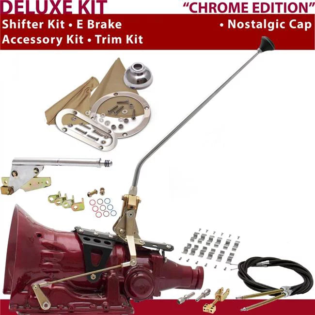 American Shifter  4L60 Shifter Kit 23 in. E Brake Cable Clamp Trim Kit for D0BB1