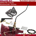 American Shifter  518 Shifter Kit Black 23 in. Swan E Brake Cable Clamp Trim Kit for DDAB8