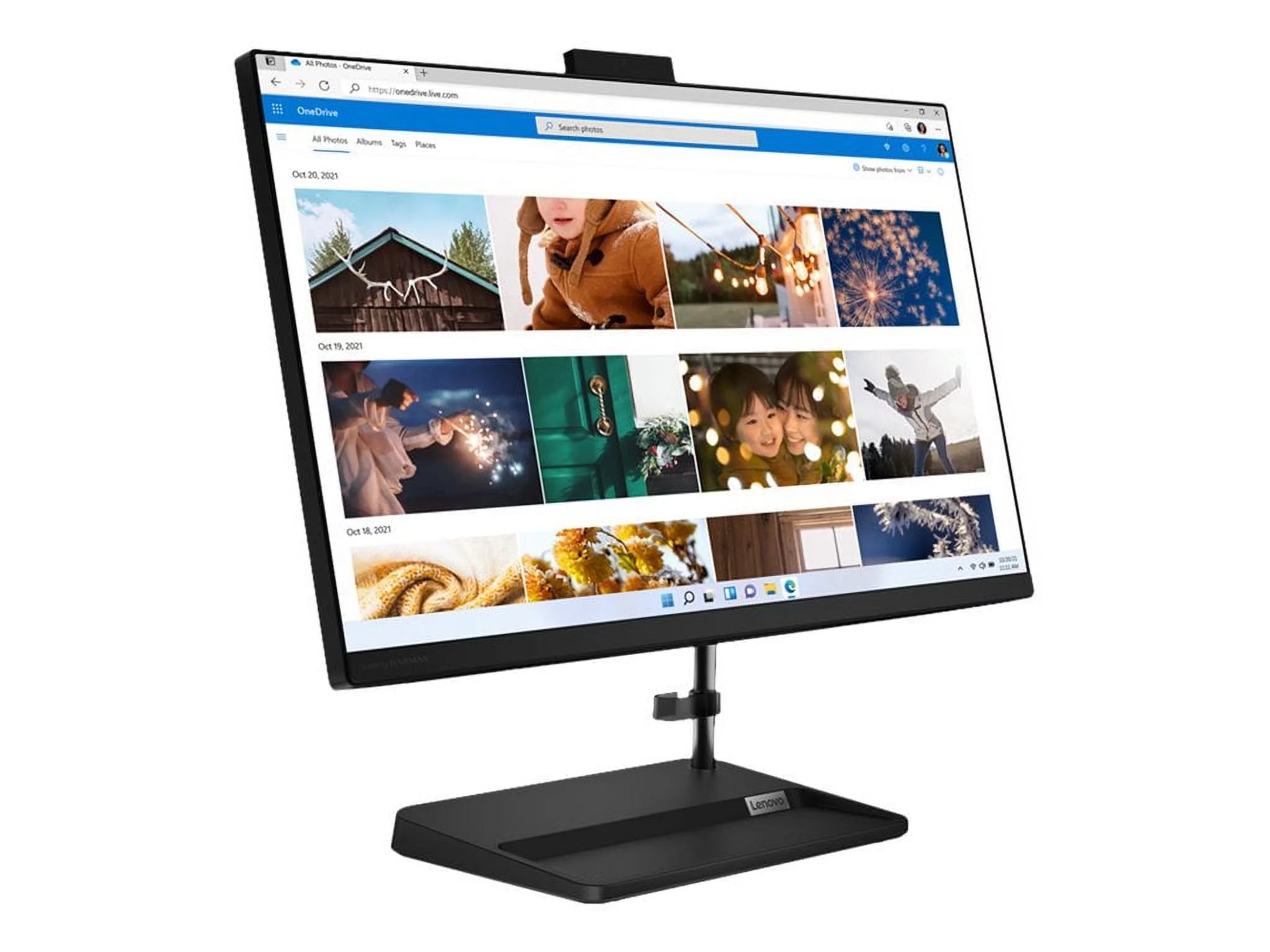 Lenovo IdeaCentre AIO 3 24IAP7 F0GH - All-in-one - with stand - Core i5 12450H / 2 GHz - RAM 8 GB - SSD 256 GB - NVMe - UHD Graphics - GigE - WLAN: 802.11a/b/g/n/ac/ax, Bluetooth 5.1 - Win 11 Home - monitor: LED 23.8 1920 x 1080 (Full HD) touchscree