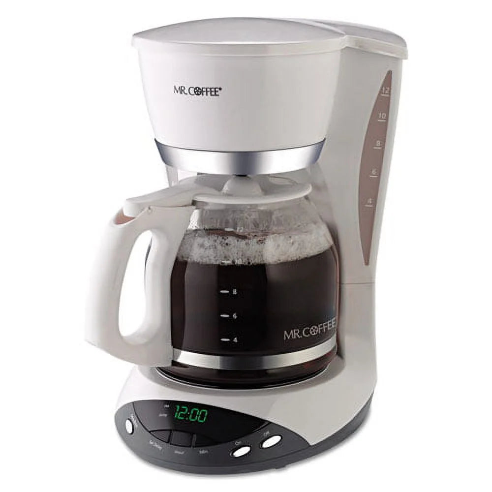 Classic Coffee Concepts 12-Cup Programmable Coffeemaker, White DWX20RB