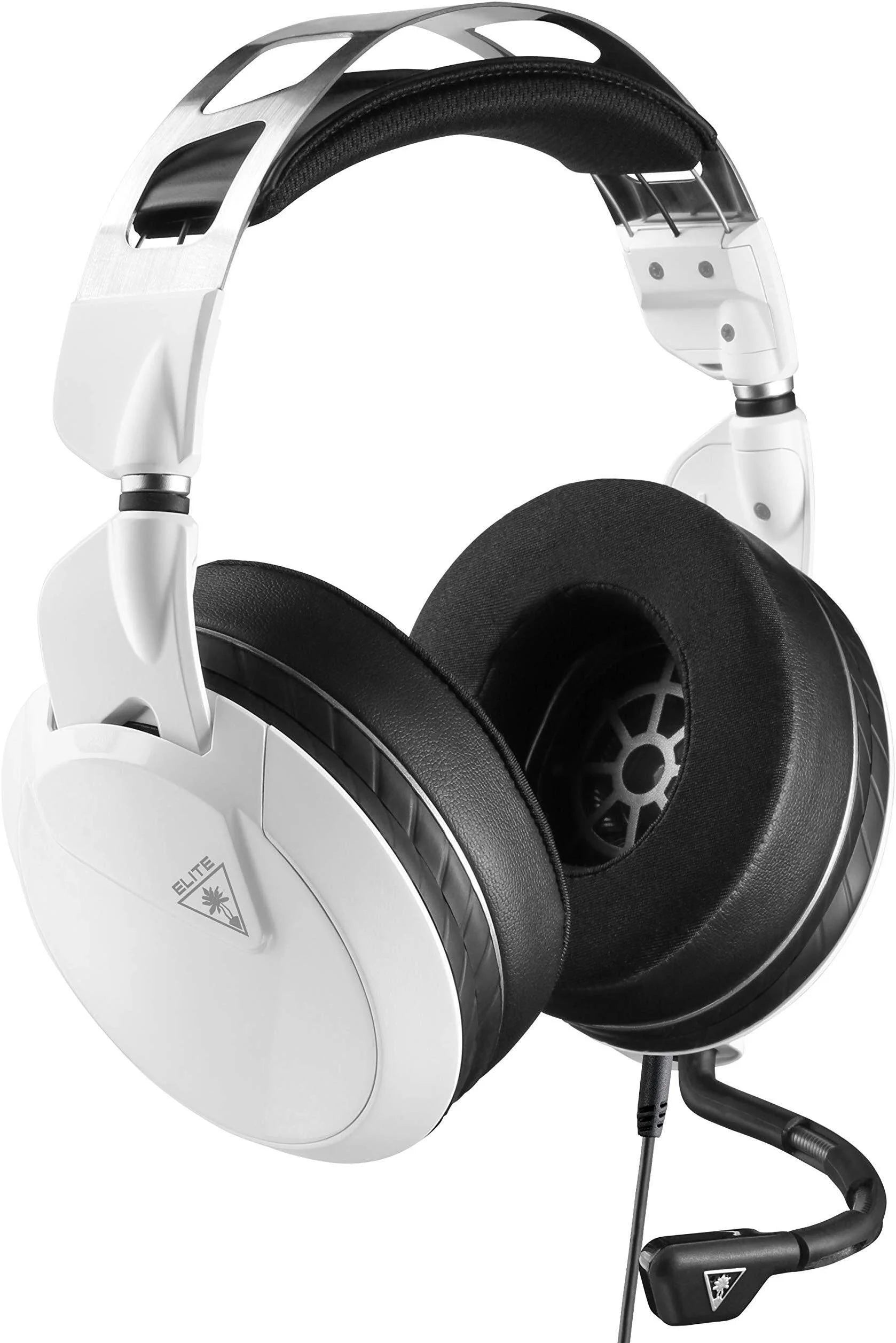 Turtle Beach Elite Pro 2 Performance Gaming Headset for PC & Mobile with 3.5mm, Xbox Series X| S, Xbox One, PS5, PS4, PlayStation, Nintendo Switch ¨C 50mm Speakers, Metal Headband - White