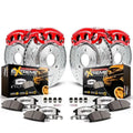 Power Stop Front and Rear Z36 Truck & Tow Brake Kit with Calipers KC6268-36