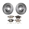 Transit Auto - Front Disc Brake Rotors And Semi-Metallic Pads Kit For Ford Fusion Lincoln MKZ K8F-100171