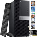 Restored Dell OptiPlex Gaming Desktop Computer Tower Intel Hexa Core i7-8700 Processor, 16GB DDR4 Ram, 512GB SSD, GT 1030, Bto Wi-Fi Windows 11 (Refurbished)