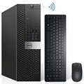 Dell OptiPlex 7040 SFF Desktop Computer PC Intel Quad Core i5-6500 3.20GHz AX200 Built-in WiFi 6 Bluetooth 32GB DDR4 512GB NVMe M.2 SSD 2TB HDD HDMI Wireless Keyboard & Mouse Windows10 Pro (used)