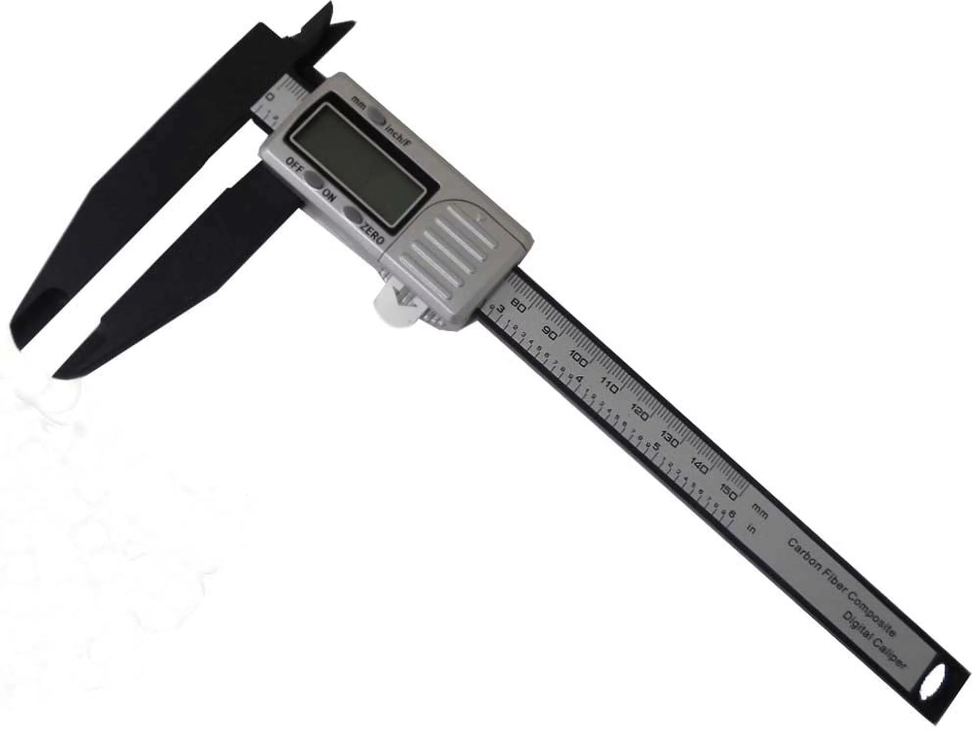 ToolUSA 6/150mm Digital Solar Vernier Caliper with Long Jaw - SAE/Metric - TM54006