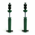 Teledu 1 PAIR Front Gas Shocks for Mustang II Tubular A-Arms Mustang 2 IFS A Arms