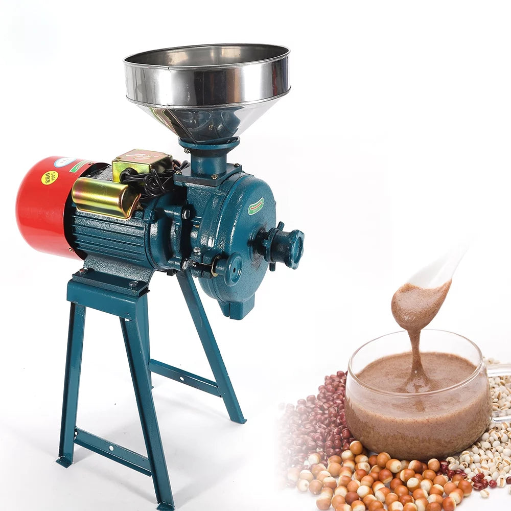 Miumaeov Electric Grain Mill Wheat Grinder 110V 3000W for Coffee Corn Rice Flour Milling Machine Dry Cereal Grinder