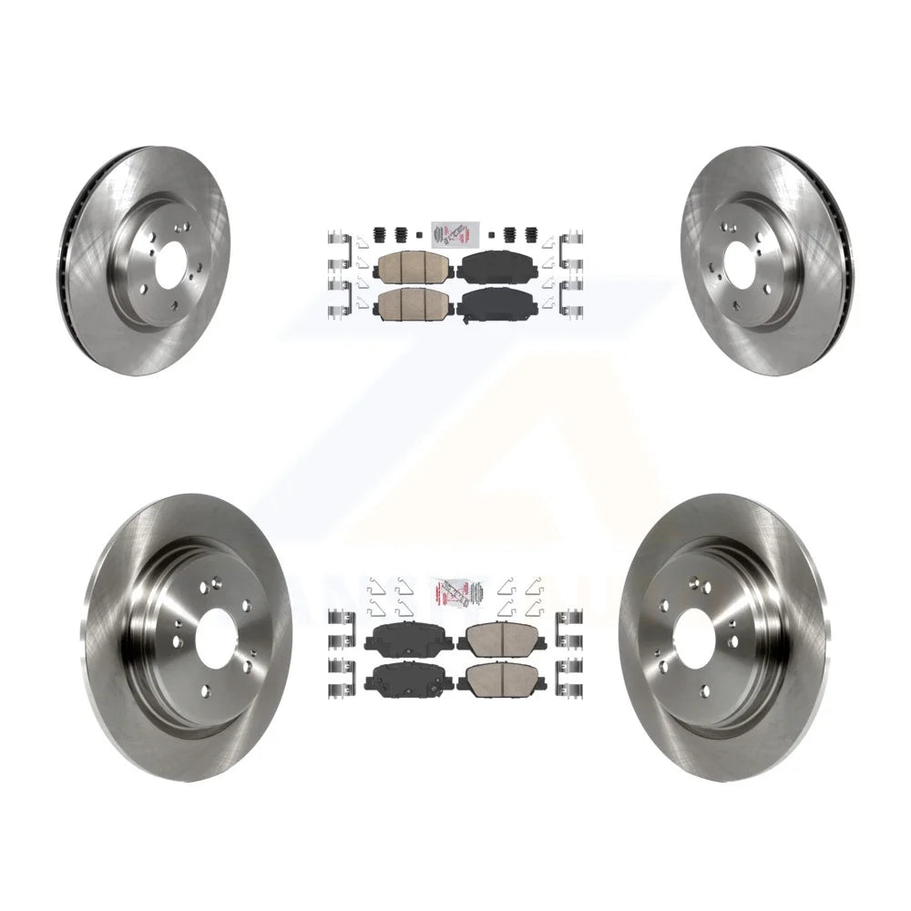 Transit Auto - Front Rear Ceramic Pads And Disc Brake Rotors Kit For Honda CR-V K8A-102302