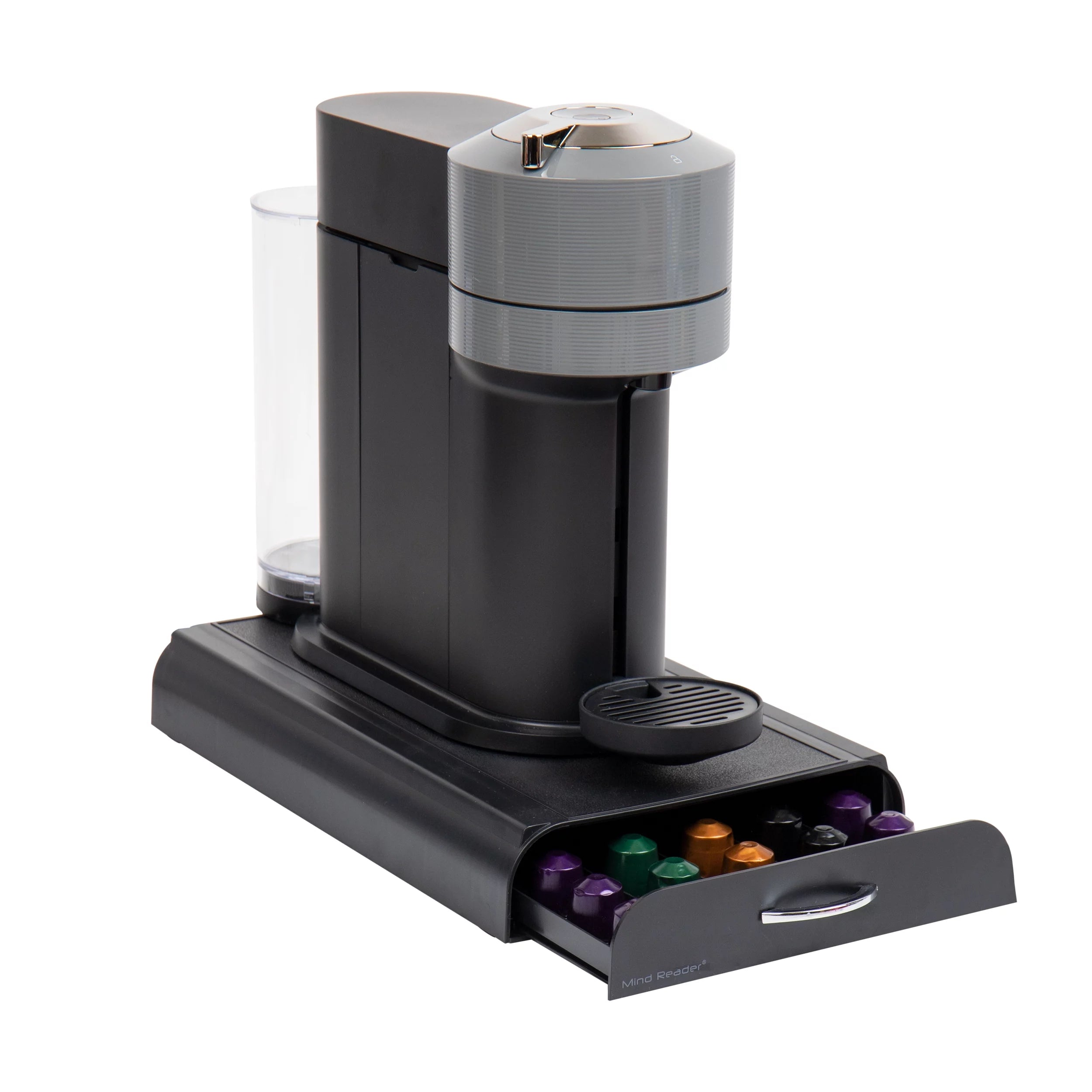 Mind Reader Single Drawer Coffee Pod Holder, Black