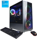 CYBERPOWERPC Gamer Xtreme Gaming PC, Intel Core i3-12100F 3.3GHz, AMD RX 6500 XT 4GB, 8GB DDR4, 500GB NVMe PCIe SSD, WiFi & Win 11 Home (GXi8800A6), Black