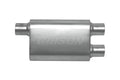 Gibson Exhaust 55100S GIB55100S CFT SUPERFLOW OFFSET/DUAL OVAL MUFFLER, STAINLESS