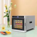 6-Tray Food Dehydrator Machine Preserver Fruit Vegetable Dryer w/ Temp Control