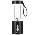 Suzicca Portable Blender Cup USB Electric Fruit Juicer Rechargeable Juice Mixer 530ml with 6 for Outdoor Sports Travel Camping