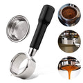 58mm 2 Ears Stainless Steel Bottomless Naked Portafilter Coffee Handle Cup Filter Basket for GAGGIA ESPRESSO NEW