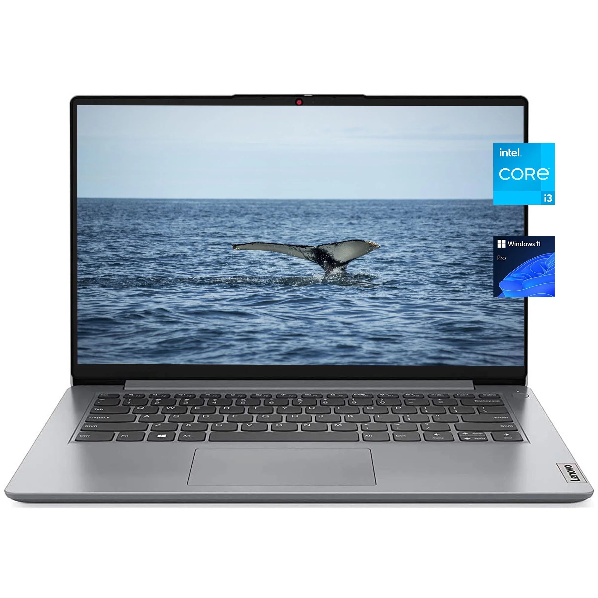 Lenovo Ideapad [Windows 11 Pro] 14 HD Business Laptop Computer, 12th Gen Intel 6-Core i3-1215U, 8GB RAM, 512GB PCIe SSD, Fingerprint Reader, Wi-Fi, Bluetooth 5, HDMI, Gray