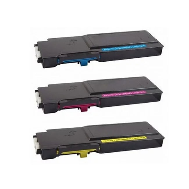 PrinterDash Replacement for VersaLink C400DN/C400N/C405DN/C405N Extra High Yield Toner Cartridge Combo Pack (C/M/Y) (106R0350CMY)