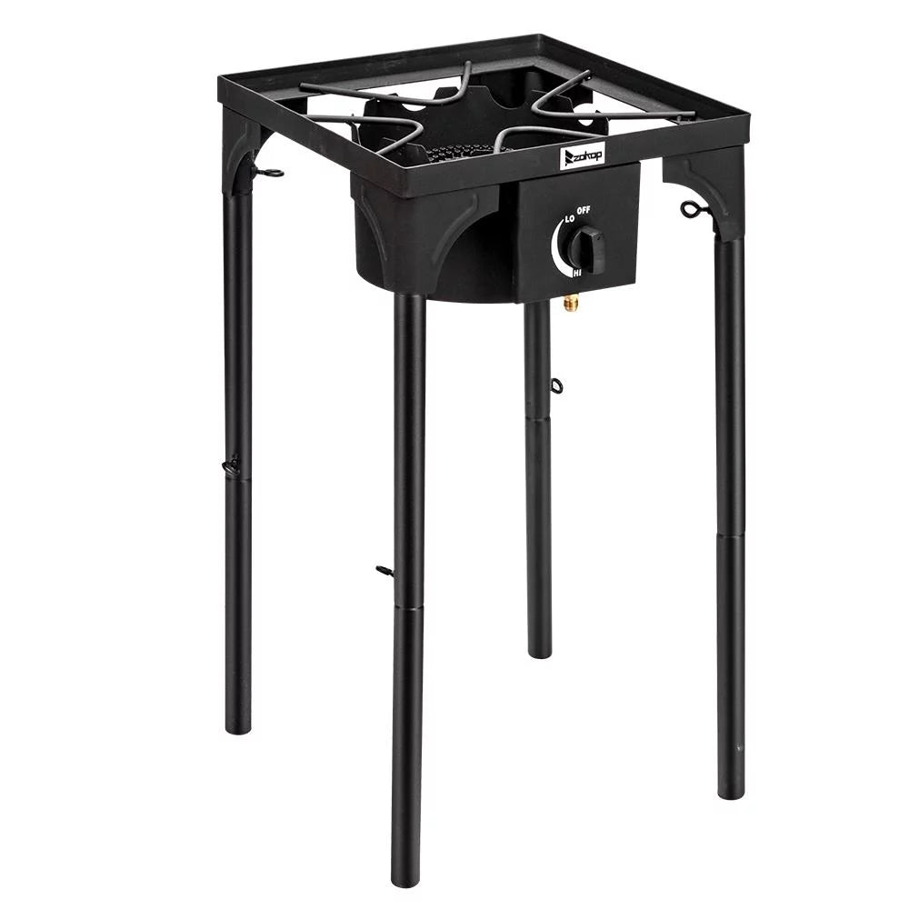 Winado Square Single Burner Gas Propane Outdoor Stove 75000 BTU long lasting Grill BBQ