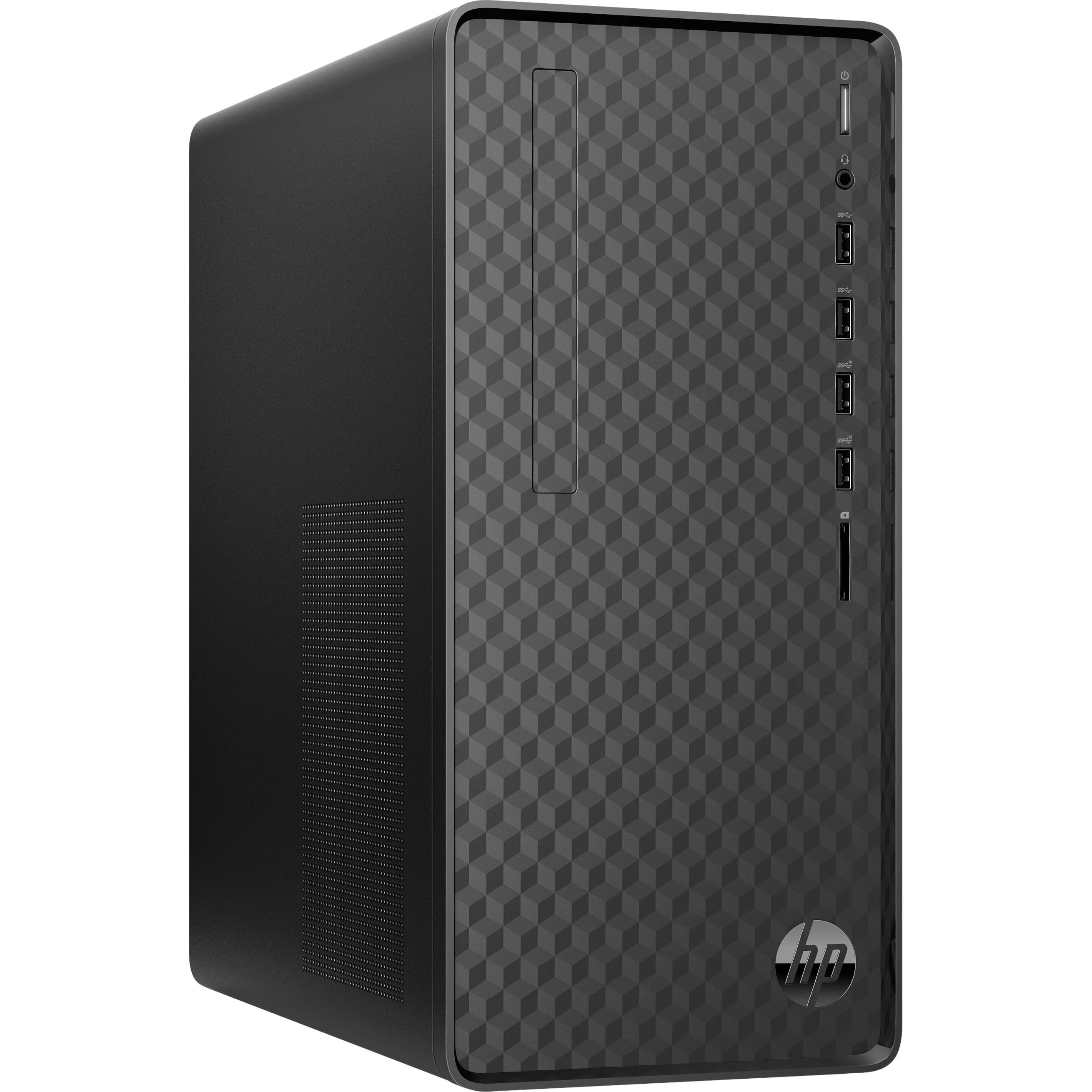 HP Desktop Towers Computer, Intel Core i7-8700, 8GB RAM, 256GB SSD, Windows 10 Home, Jet Black, M01-F0134
