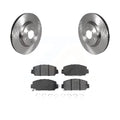Transit Auto - Front Disc Brake Rotors And Semi-Metallic Pads Kit For Honda CR-V K8S-102774