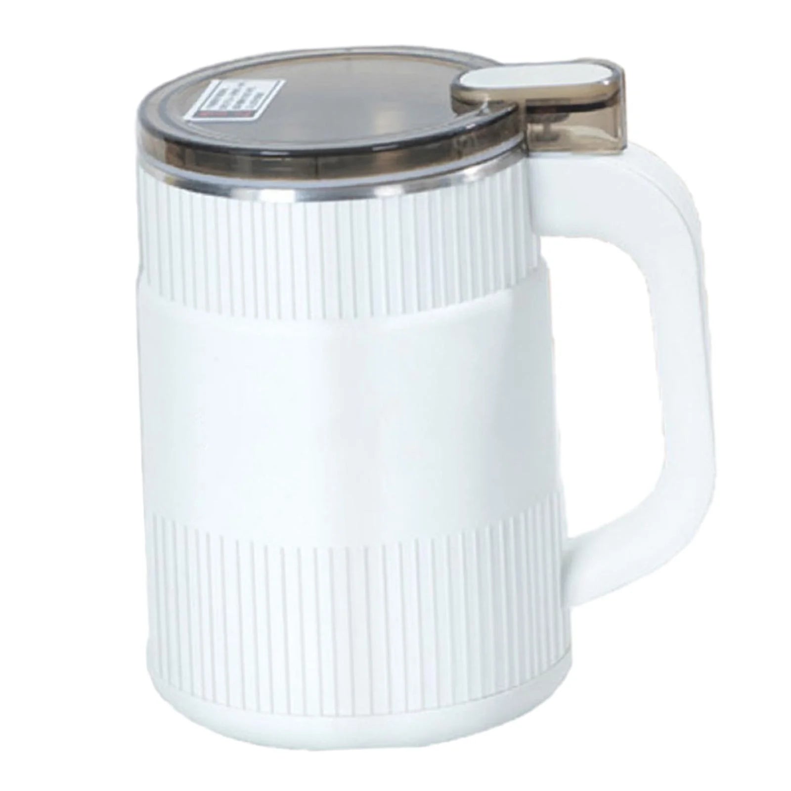 CUTICATE US Adapter Coffee Bean Grinding Compact Multifunctional Coffee Bean Grinder Grain Mill Grinder for Indoor Shop White